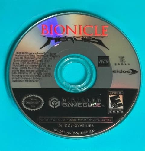 Lego Bionicle Heroes NintendoGameCube Disc Only TESTED WORKS Eidos Tt Games E10+