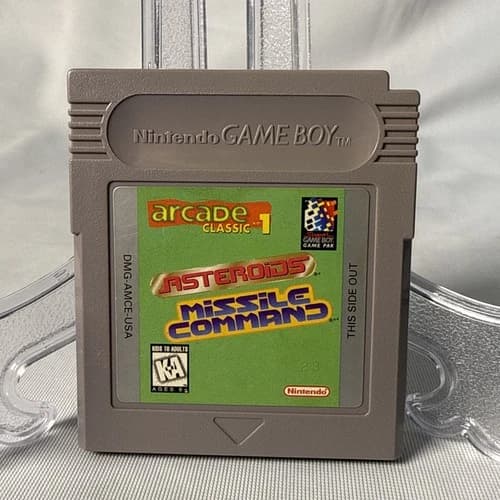 Arcade Classic No. 1: Asteroids/Missile Command (Nintendo Game Boy, 1995)