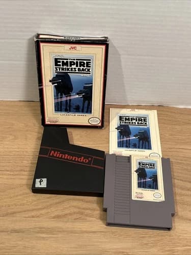 Star Wars: The Empire Strikes Back Nintendo NES Complete in Box w Manual Tested