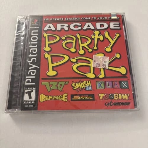 Arcade Party Pak Sony PlayStation ps1 Video Game New LF4