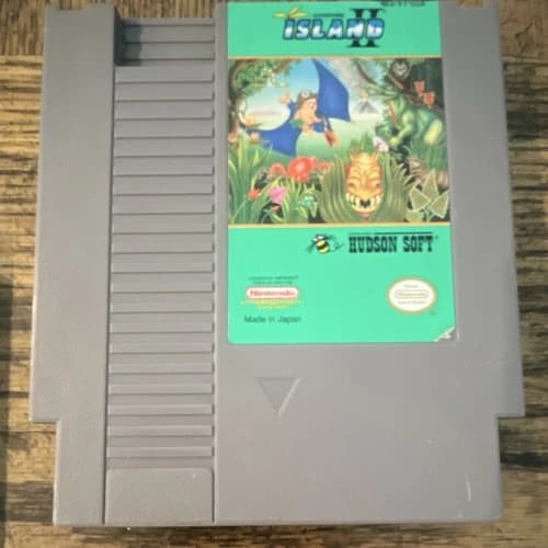 Hudson Soft Adventure Island II Nintendo NES Game Cartridge NTSC-U/C US/Canada