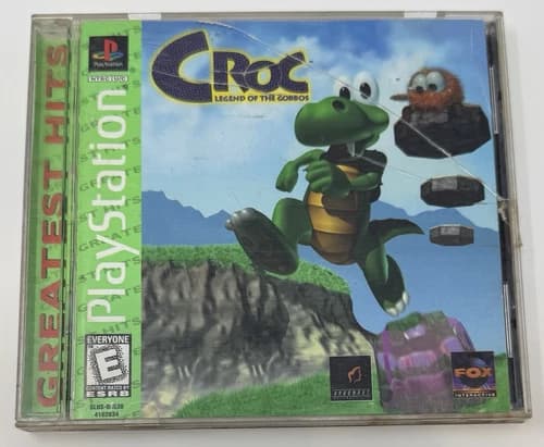 Croc Legend Of The Gobbos Playstation 1 PS1 GREATEST HITS Complete CIB
