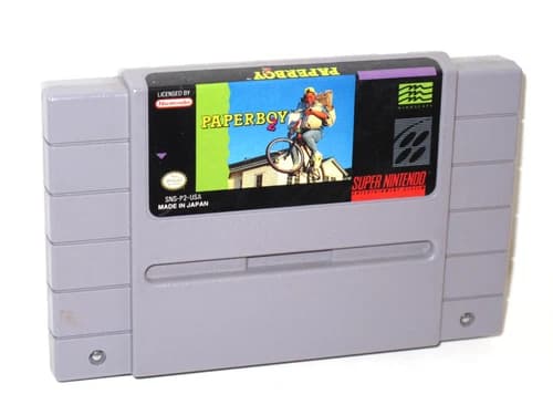 Paperboy 2 (Super Nintendo SNES, 1991) Excellent Label Authentic TESTED