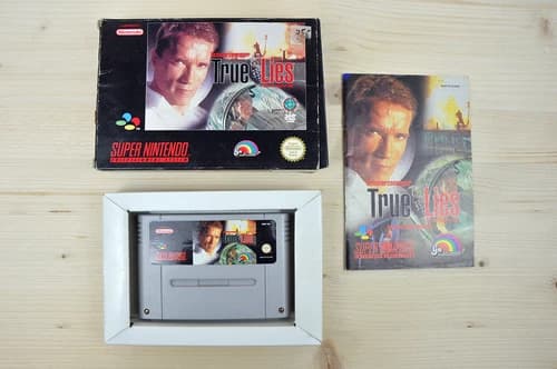 SNES - Schwarzenegger: True Lies - (CIB, with manual)