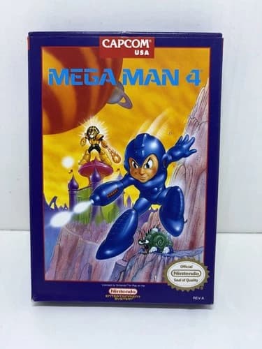 Mega Man 4 (Nintendo NES, 1991) CIB