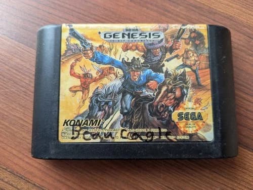 Sunset Riders Konami Sega Genesis