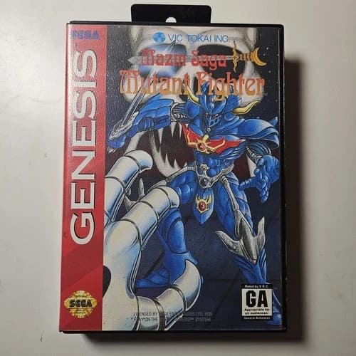 Mazin Saga: Mutant Fighter (Sega Genesis 1993) CIB Complete In Box