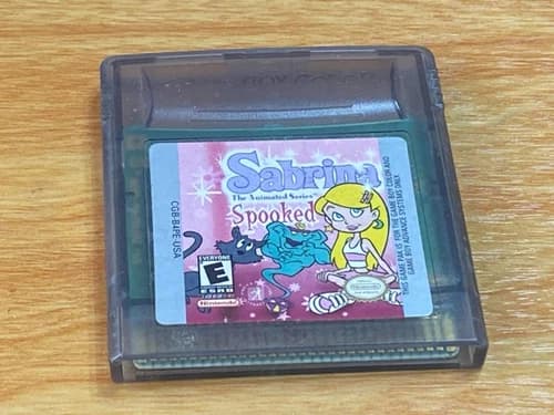 Sabrina: The Animated Series -Spooked (Nintendo Game Boy Color,)
