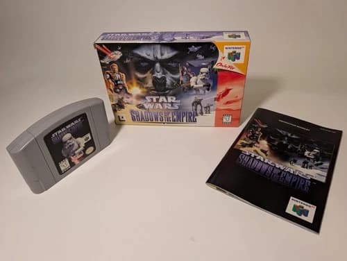 Star Wars Shadows of the Empire - Nintendo 64 N64 - CIB - Authentic Tested Works