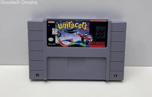 Nintendo SNES - Uniracers - Authentic - Cartridge Only - Boot Tested