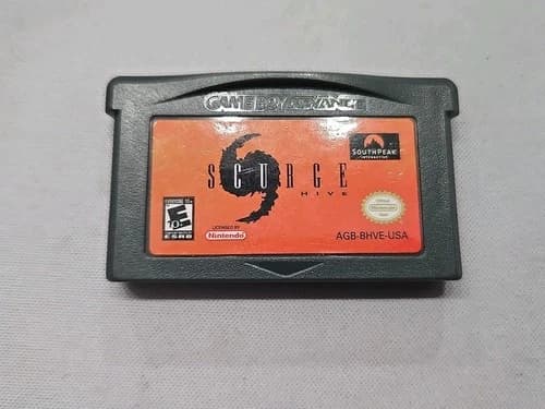 Scurge Hive for Game Boy Advance Authentic Tested