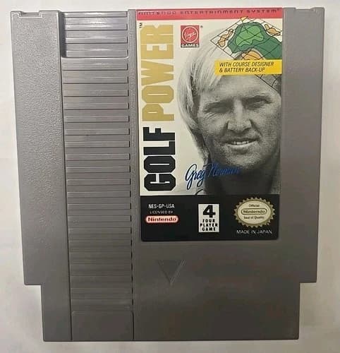 Greg Norman’s Golf Power ( Nintendo NES, 1991) Cartridge Only