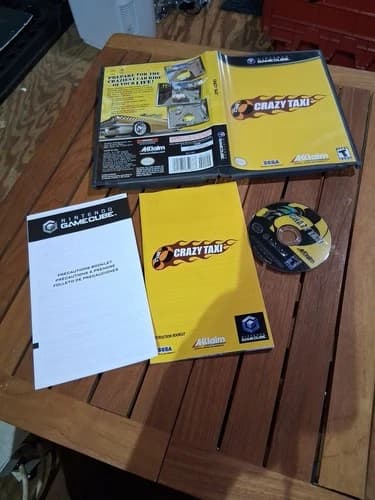 Crazy Taxi (Nintendo GameCube, 2001) - Tested!