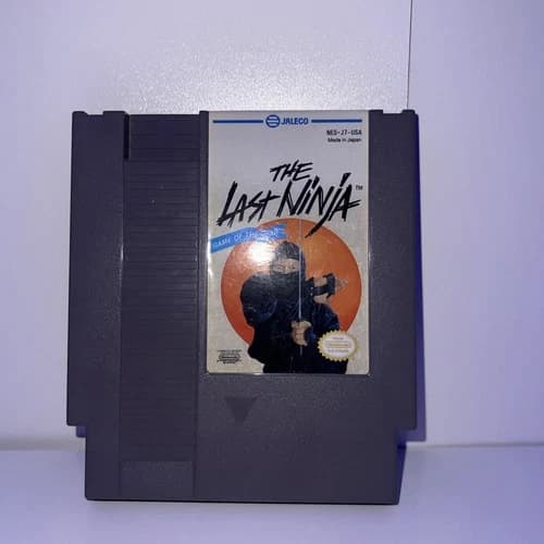 The Last Ninja Nintendo Entertainment System NES Video Game Cartridge