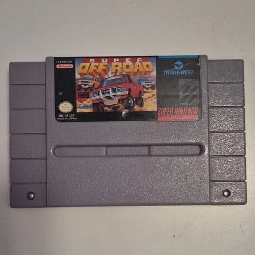 Tradewest Super Off Road Super Nintendo SNES Racing Game NTSC-U/C