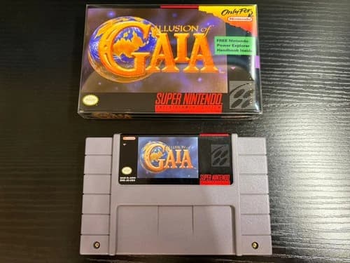 Illusion of Gaia - Super Nintendo SNES - Game Only - VG Condition