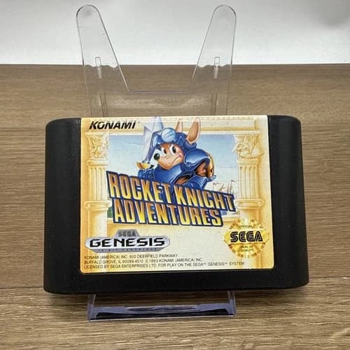 Rocket Knight Adventures Sega Genesis, Cartridge Only Konami Tested Authentic