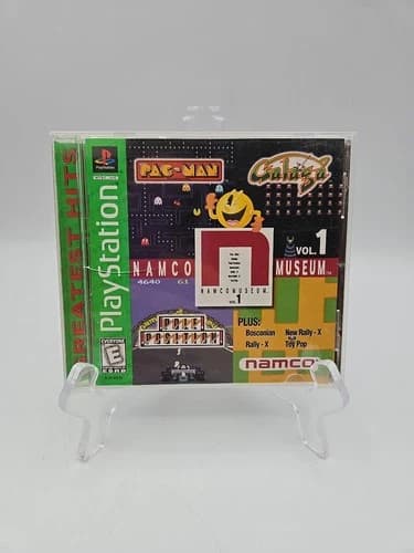 SONY PS1 NAMCO MUSEUM VOL. 1 VIDEO GAME PLAYSTATION TESTED WORKS