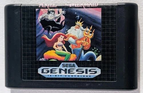 Ariel the Little Mermaid (Sega Genesis, 1992) Tested Cartridge Only