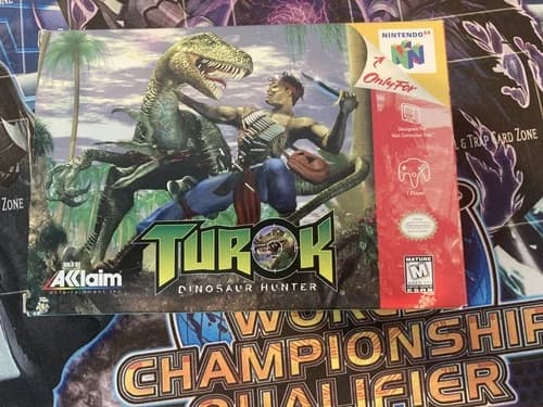 Turok Dinosaur Hunter (N64, 1997) CIB, Tested, Great Cond, Fast Shipping!