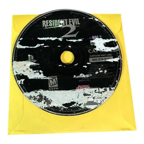 Sony PlayStation 1 PS1 Disc Only Tested Resident Evil 2 DISC 2 CLAIRE GH CF
