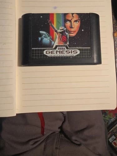 Michael Jackson's Moonwalker Sega Genesis Cartridge