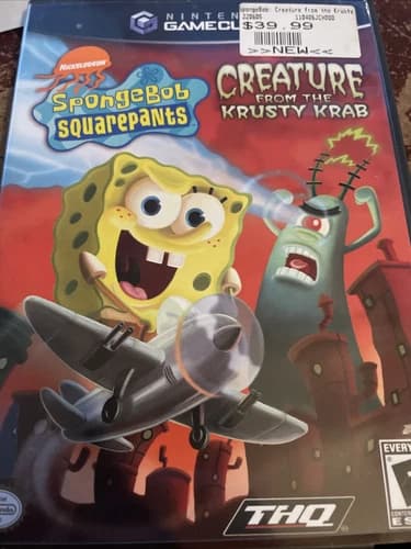 SpongeBob SquarePants: Creature from the Krusty Krab Nintendo GameCube Complete