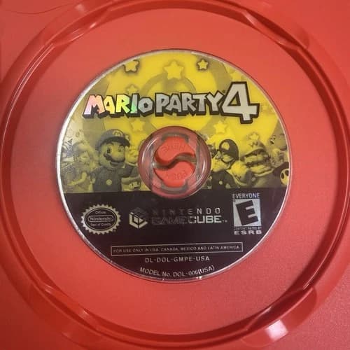 Mario Party 4 (Nintendo GameCube, 2002) Disc Only