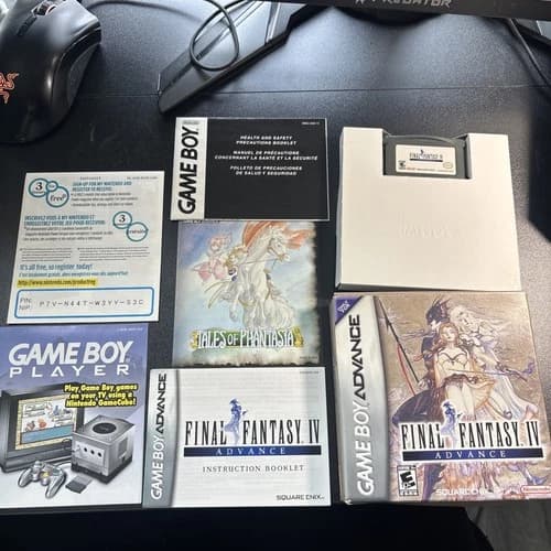 Final Fantasy IV Advance (Nintendo Game Boy Advance, 2005) Cib Complete