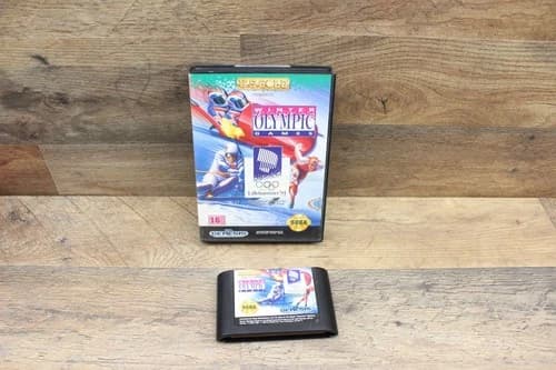 Winter Olympic Games CIB (Sega Genesis, 1993) Tested Working