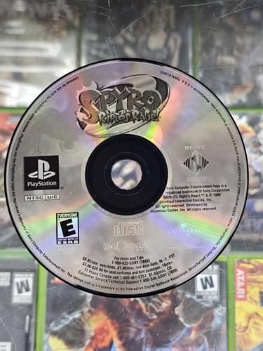 Spyro 2: Ripto's Rage (Sony PlayStation 1, 1999) PS1 Disc Only