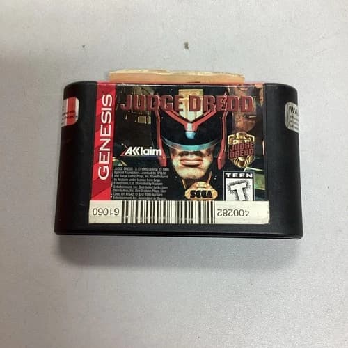 Judge Dredd Sega Genesis- Game Only - Very Good Condition - Tested and Working-