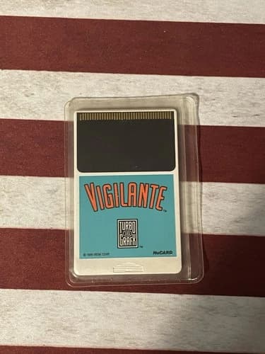 Vigilante (TurboGrafx-16, 1989) Cart Hu Card Only Tested Free Shipping