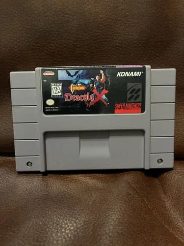 Castlevania Dracula X (SNES, 1995) Authentic - Cart Only - Tested & Working