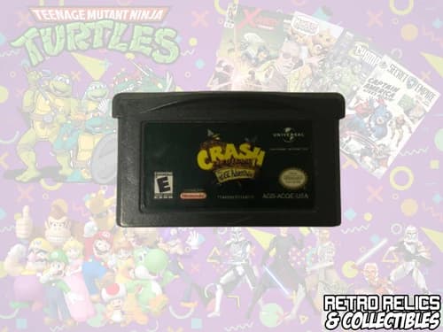 Crash Bandicoot: The Huge Adventure (Game Boy Advance GBA, 2002) Authentic