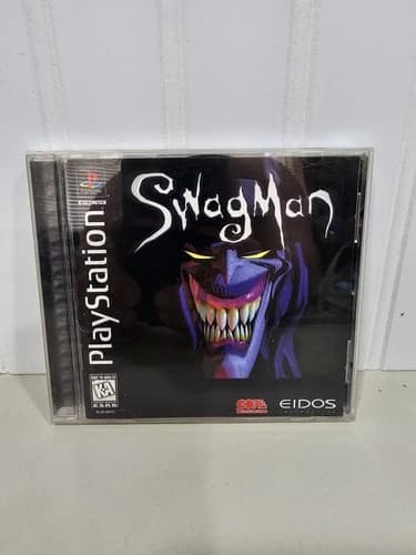 Swagman Swag Man (Sony PlayStation 1 PS1) Complete CIB - Tested Working Good