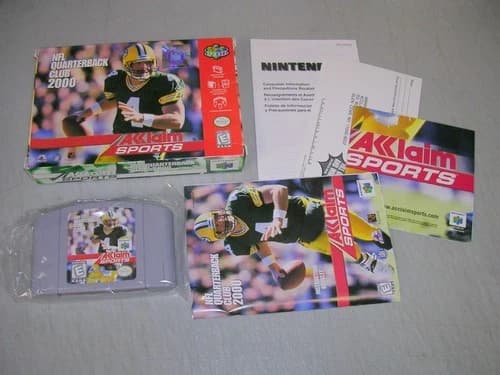 NFL Quarterback Club 2000 (Nintendo 64 N64) CIB Complete in Box