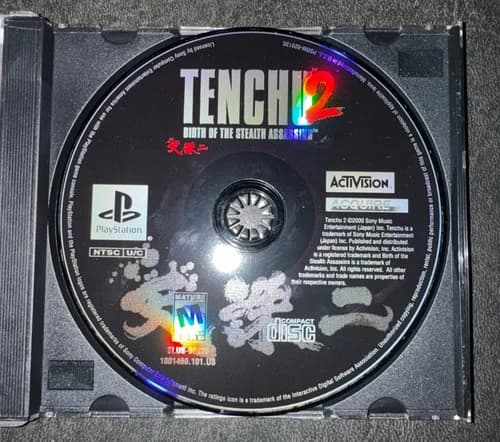 Sony PlayStation 1 PS1 Disc Only Tested Tenchu 2 - Birth of the Stealth Assassin
