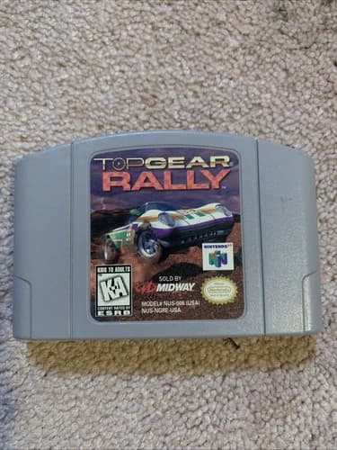Top Gear Rally Nintendo 64 N64 Video Game Cart