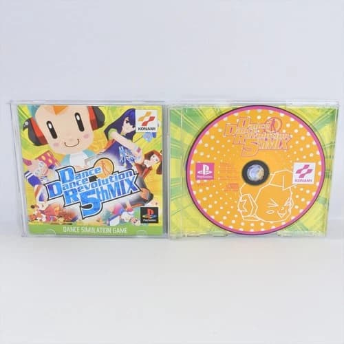 DANCE DANCE REVOLUTION 5th MIX DDR PS1 Playstation For JP System 1054 p1