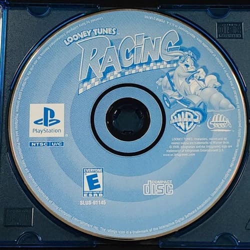 Looney Tunes Racing (Sony PlayStation 1 PS1) – Disc Only – Tested
