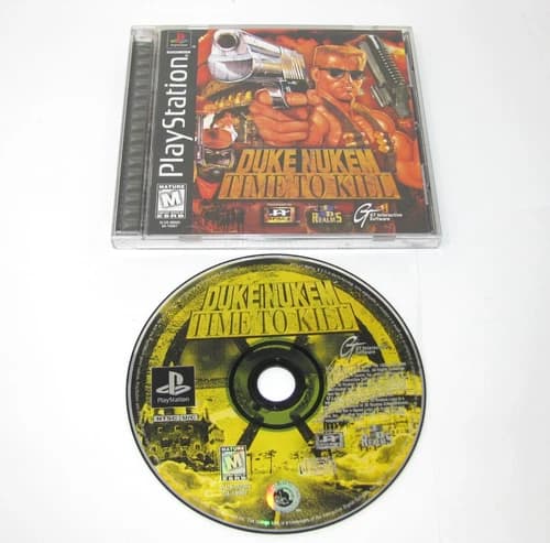 Duke Nukem: Time to Kill PS1 Sony PlayStation 1 1998 Black Label CIB W/ Reg Card
