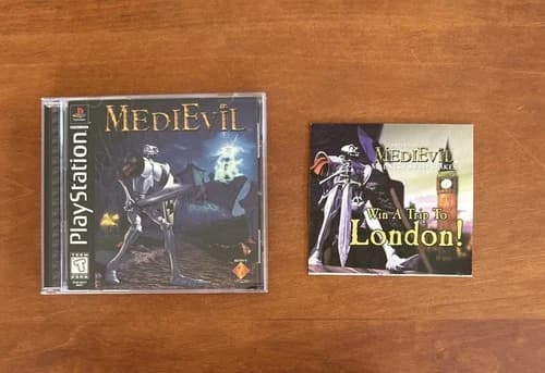 MediEvil (PlayStation 1, Ps1) Excellent Black Label CIB Complete w/ Insert