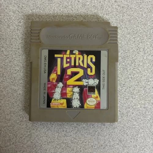 Tetris 2 Nintendo Game Boy Puzzle Game Cartridge
