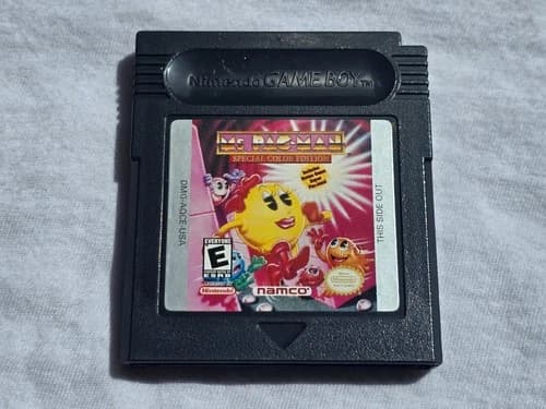 Ms. Pac-Man Special Color Edition Nintendo Game Boy Color Cartridge Only Works