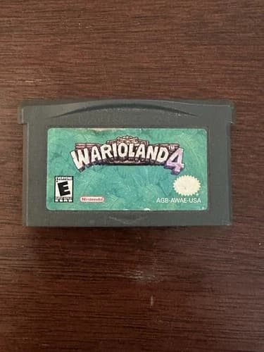 Wario Land 4 (Nintendo Game Boy Advance, 2001) Authentic Tested GBA Cartridge