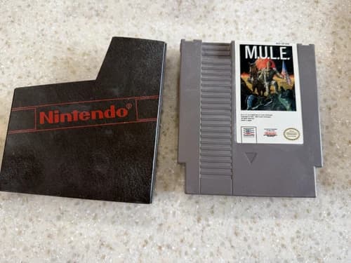 MULE M.U.L.E. GAME ORIGINAL Nintendo System GAME 1985 NES HQ