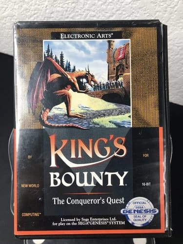 King’s Bounty The Conqueror’s Quest Sega Genesis 1991 Electronic Arts RPG Retro