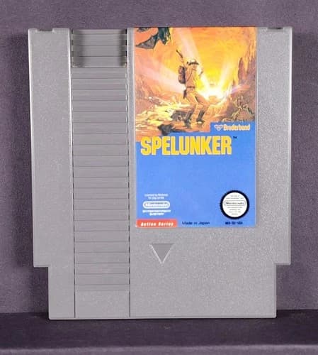 Spelunker Nintendo NES *Cleaned & Tested* - Authentic - FAST SHIPPING