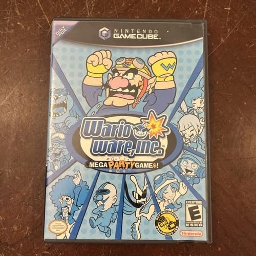 WarioWare, Inc. Mega Party Game Nintendo GameCube Complete CIB with Manual